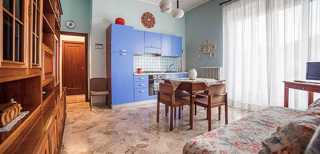 Bed and Breakfast Casa Adriana Ascoli Piceno Appartamento Ortensia soggiorno