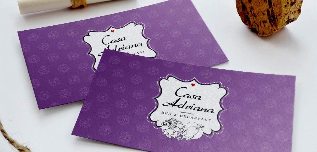 biglietti da visita casa adriana bed and brekfast ascoli piceno